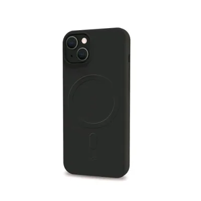 Celly Apple iPHONE 15 Cover in Morbido Tpu Magsafe Nero
