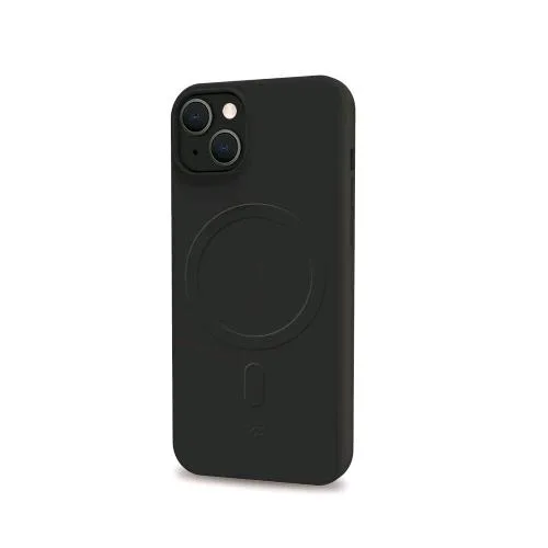 Celly Apple iPHONE 15 Cover in Morbido Tpu Magsafe Nero