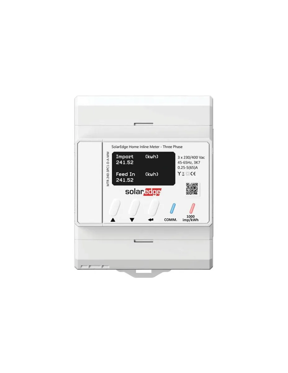 Energy meter monofase 230/400V SolarEdge - MTR-240-1PC1-DW-MW