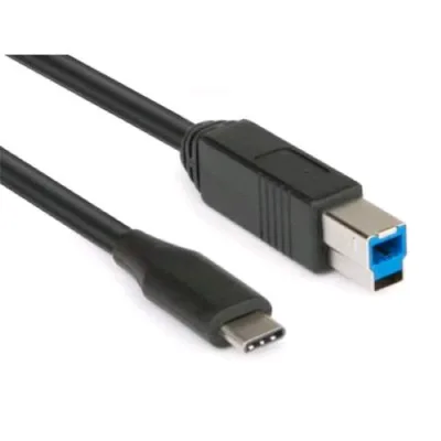 Hamlet Xctc-U3B100 Cavo da USB 3.1 Type-C To USB 3.0 Tipo B Maschio 1m Black