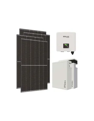 Kit fotovoltaico trifase 10010W inverter 10kW batteria al litio 11.6KWh T-BAT-H5.8 Solax Power