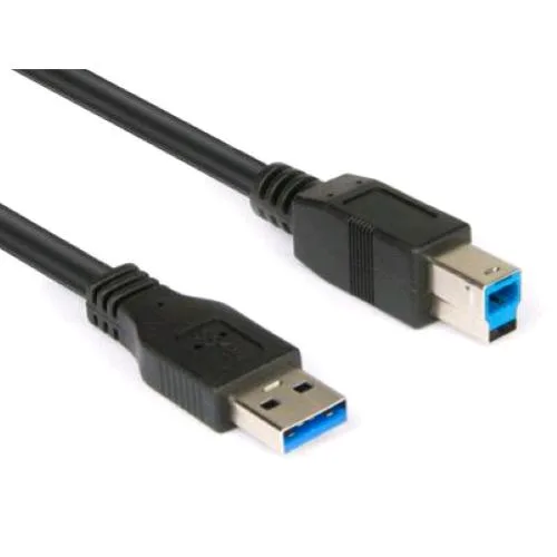 Hamlet XCU320ABMM Cavo Stampante da USB-A 3.0 A USB Tipo B 2 m Nero