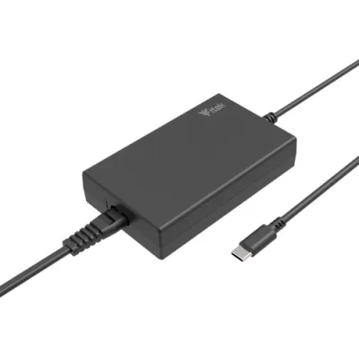 ITEK Caricabatterie da Rete Gan Ultra Slim per Notebook PD 100 W USB-C Nero
