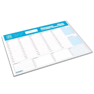 Blasetti Planner Settimanale da Scrivania Collato 420X297 mm A3 60 Fogli 80g