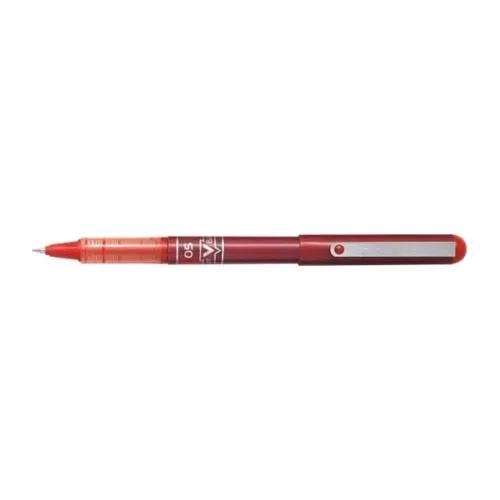 Pilot V Ball Penna Roller Punta 0.5 mm Colore Rosso Conf. 12 Pz.