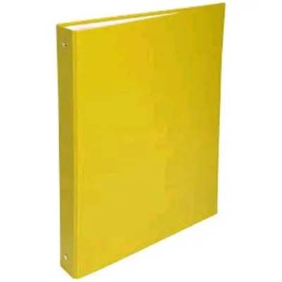 Exacompta Raccoglitore 4 Anelli da 30 mm in PP CM 26X32X4 A4 Giallo