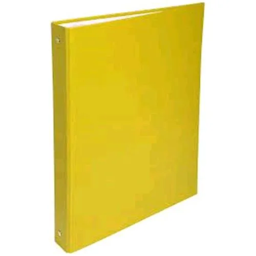 Exacompta Raccoglitore 4 Anelli da 30 mm in PP CM 26X32X4 A4 Giallo