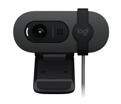 WEBCAM LOGITECH BRIO 105 GRAFITE USBA COPRIOBIETT. PROFESSIONALE