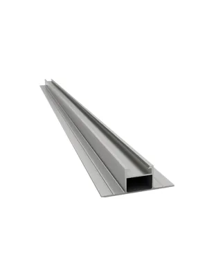 Profilo in alluminio Contact flat slim 2.60mt fissaggio fotovoltaico - PRT2264-260