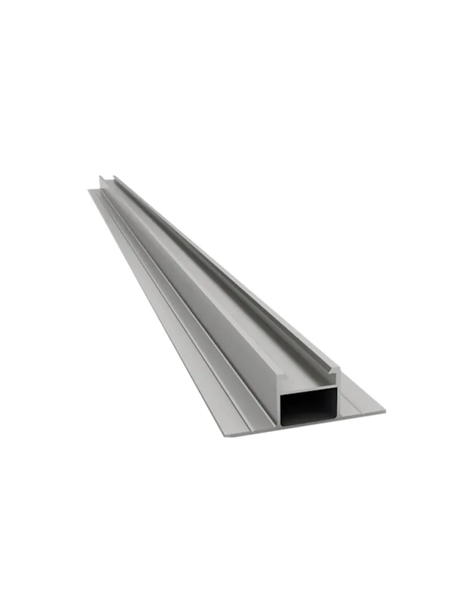 Profilo in alluminio Contact flat slim 2.60mt fissaggio fotovoltaico - PRT2264-260
