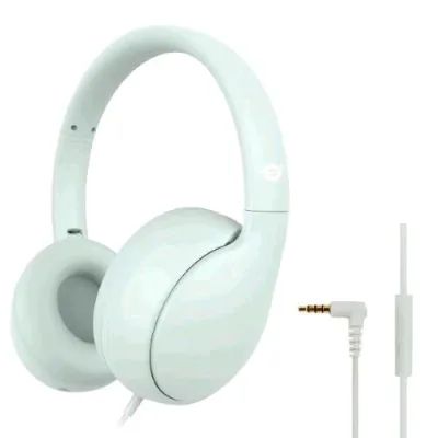 Conceptronic Kids Headset Cuffie per Bambini Jack 3.5mm Audio Limitato a 85DB Cavo Intrecciato Resistente 1.6 m Azzurro