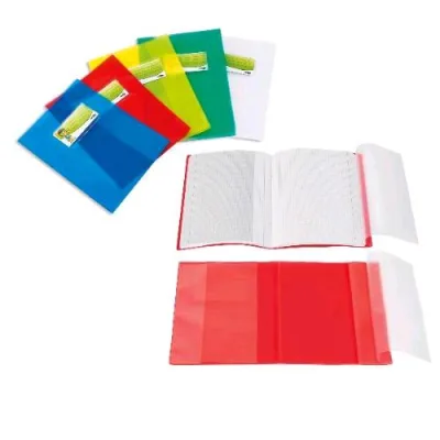 Sei Rota Cover Mini P1 F Copriquaderno in PP Bucciato 150X210 mm A5 Rosso