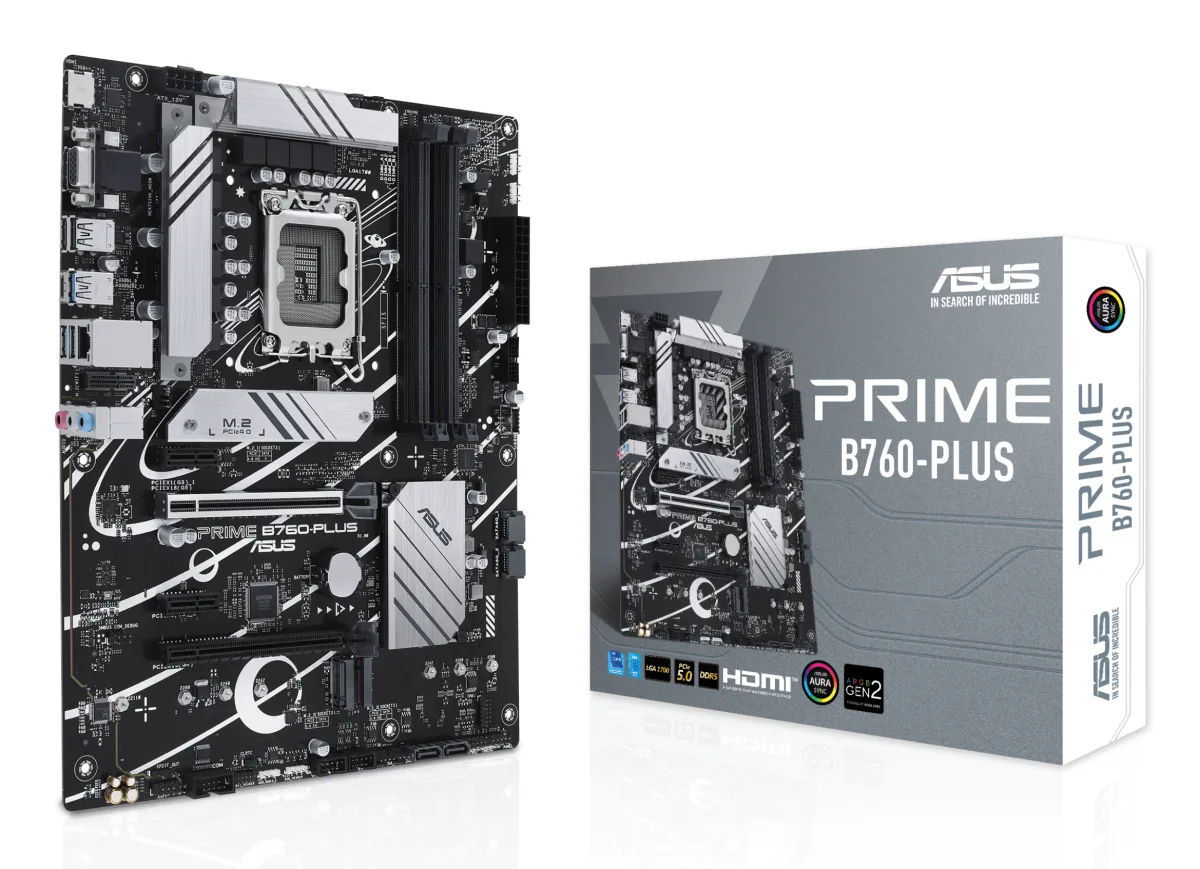 MB ASUS PRIME B760-PLUS S1700 4D5 4S3 3M.2 2PCI U3.2 DP/D-SUB/HD ATX