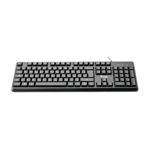 ITEK DGT C01 Tastiera USB 105 Tasti Qwerty Full Size Nero