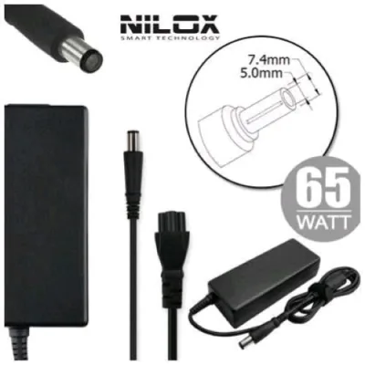 Nilox Alimentatore per Notebook HP Compaq 65W 18.5V 3.5A 7.4X5.0MM Black