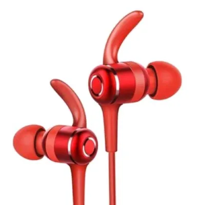 ROCK RAU0574 Auricolari Bluetooth Sportivi con Microfono Rosso