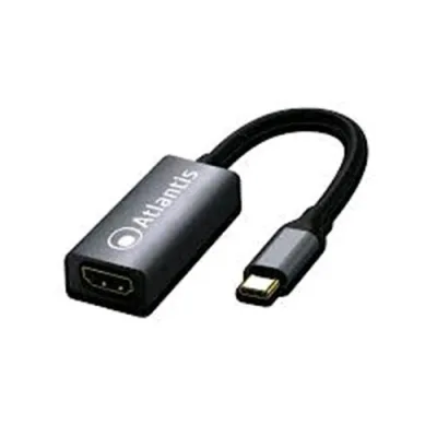 Atlantis Land Atlantis A04-Tc_Hdmi Adattatore da USB Type-C a HDMI Grigio