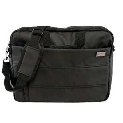Nilox Borsa per Notebook da 15.6" 3 Scomparti con Tracolla Nero
