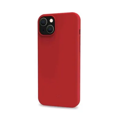 Celly Apple iPHONE 15 Plus Cover in Morbido Tpu con Finiture Soft Touch Red