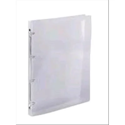 Exacompta Raccoglitori 4 Anelli da 30 mm in PP CM 26.8X32X4 A4 Maxi Bianco Trasparente