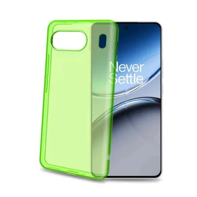 Celly Oneplus Nord 4 Cover in Morbido Tpu Trasparente Verde