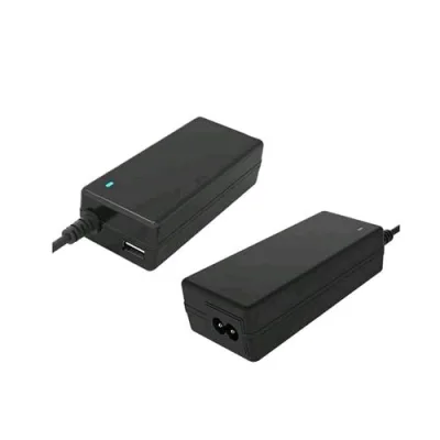 ITEK ITNBAE65 Alimentatore Universale per Notebook 65W con 12 Connettori Porta USB 5V1A 100/240VAC 15/20VDC Black