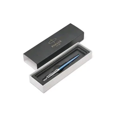 Parker Jotter Core Waterloo Blue CT Penna a Sfera Blu Punta Tonda 1mm Conf Regalo