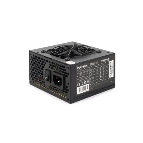 Vultech VPS-M500EB Serie Essence Alimentatore Micro ATX 500 W con Ventola da 12 cm Termoregolata