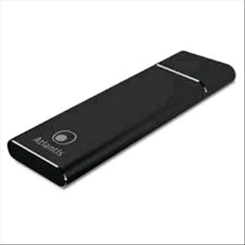 Atlantis Land Atlantis A06-M2-NVMe-01 Box Esterno SSD M.2 NVMe USB 3.1 in Alluminio Nero
