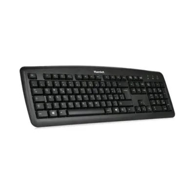 Hamlet XKKITA2-U4W-BK Tastiera USB Layout Inglese Colore Nero