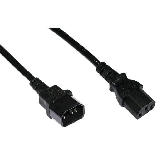 ROLINE/VALUE Cavo Alimentazione Prolunga Iec C13/C14 Maschio/Femmina 1.8 m Nero