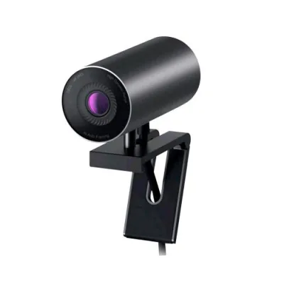 Dell Ultrasharp Webcam 4K USB 3.0 60FPS Autofocus Fissaggio a Clip in Alluminio Nero