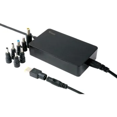 ITEK ITNBSD90 Alimentatore Universale per Notebook 90W con 8 Connettori Slim Design Black