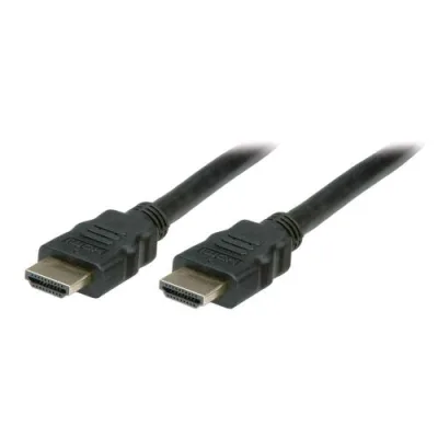 ROLINE/VALUE Cavo HDMI Ultra HD + Ethernet 4K 3D HDR 2160P UHD-1 Maschio/Maschio 1 m Nero