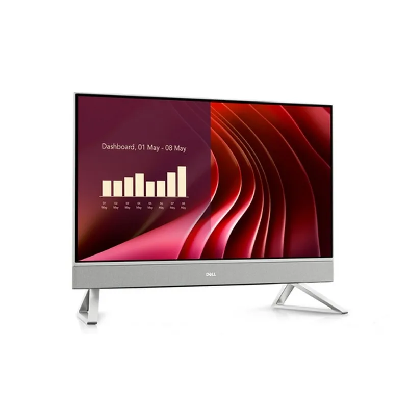 Dell 24 EC24250 All in One 23.8" Intel Core 7 150U RAM 16GB-SSD 512GB NVMe-Intel Graphics-Wi-Fi 6E + Gigabit LAN-Web Cam 5MPX Tastiera e Mouse Win 11 Prof Bianco Perla (M0X7W)