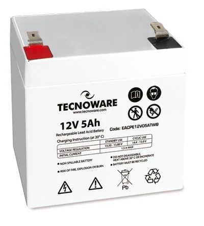 BATTERIA UPS TECNOWARE 12VDC 5AH HIGH ERMETICA AL PIOMBO BULK