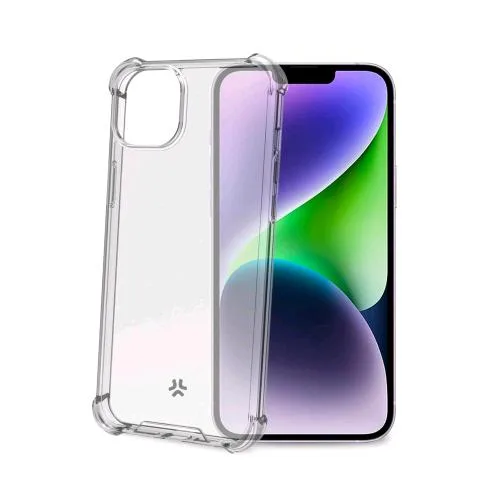 Celly Apple iPHONE 15 Plus Cover in Tpu + Policarbonato Angoli Rinforzati Trasparente