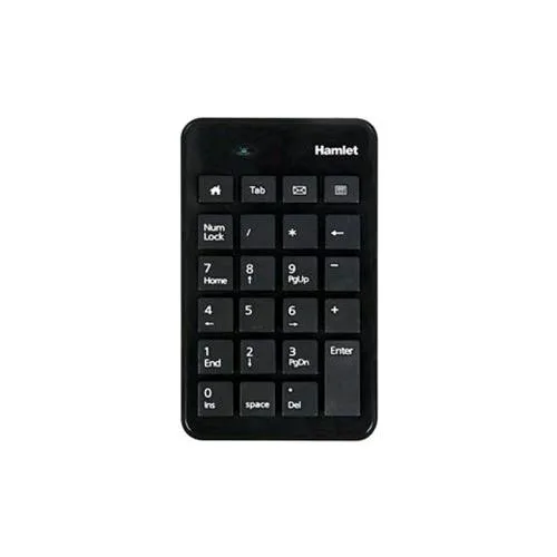Hamlet Xkpadubk Tastierino Numerico USB Colore Nero