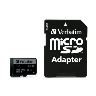 Verbatim 47041 Micro SD HC 32GB Classe 10 Funzione Protezione Dati con Adattatore SD