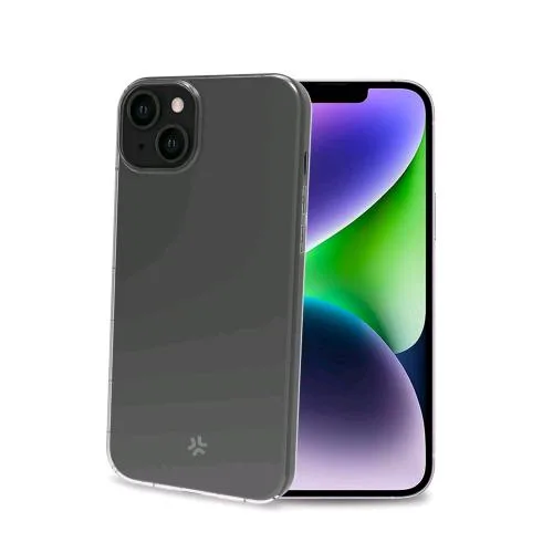 Celly Apple iPHONE 15 Plus Cover in Tpu + Policarbonato Trasparente