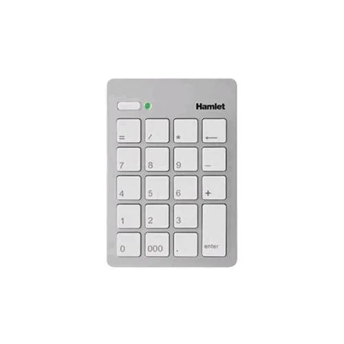 Hamlet Xkpadusv Tastierino Numerico USB Colore Silver