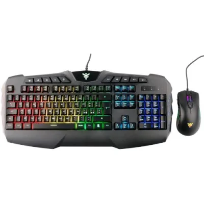 ITEK Kit Tastiera + Mouse T20 Membrana RGB Multimediale SW USB