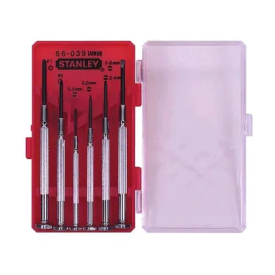 Stanley Set 6 Cacciaviti per Orologiaio
