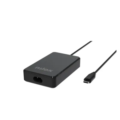 Nilox Caricabatterie da Rete Laptop Gan USB-C 90 W Nero
