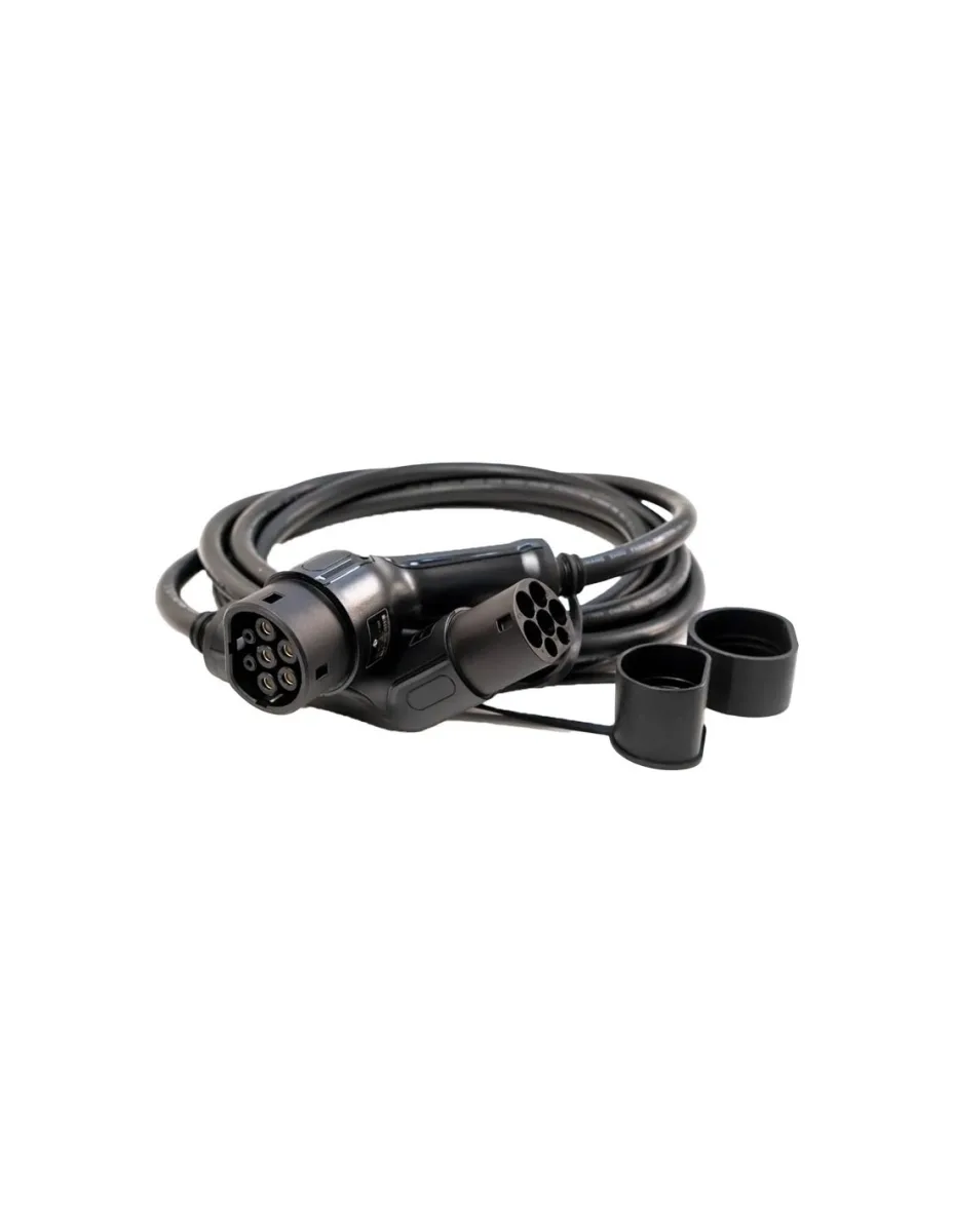 Cavo di ricarica trifase per auto 5 metri con 2 connettori Tipo 2 Silla - CB-03320205