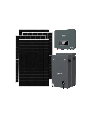 Kit fotovoltaico monofase 5005W inverter 4.6kW batteria al litio 10.2kWh LV ZSX5000 S Zucchetti