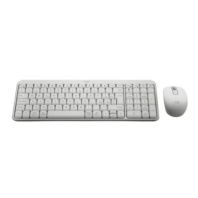 Logitech MK 250 Set Tastiera e Mouse Senza Fili Bluetooth le Qwerty Italiana Bianco