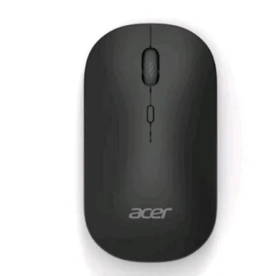 ACER AMR130 Mouse Ottico Wireless Dual Mode Bluetooth 5.2 + Wireless 2.4GHz 4 Pulsanti 1.600 DPI Regolabili Nero
