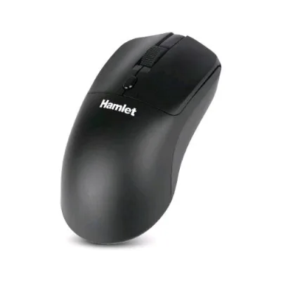 Hamlet Xmicebtw-RB Mouse Ottico Wireless Ricaricabile 2.4GHz + Bluetooth 5.0 1.600 DPI 4 Pulsanti