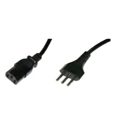 Nilox Cavo Alimentazione da Cei 23-16/Vii (Italiana - 10A/250V) Maschio a Iec C13 Femmina 1.8 m Nero